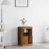 vidaXL LED Sideboard Old Wood 41 x 37 x 67 cm Engineered Wood