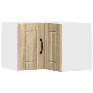 vidaXL Wall Corner Cabinet LUCCA Sonoma Oak 57 x 57 x 40 cm