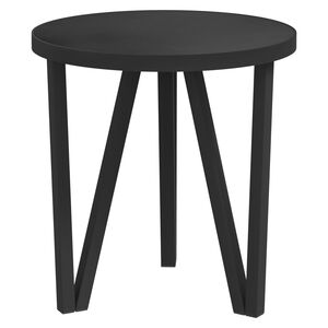 vidaXL Tea Table Black &Oslash;35 cm MDF