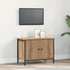 vidaXL TV Cabinet Artisan Oak 60 x 35 x 45 cm Engineered Wood