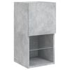 vidaXL 8 Piece TV Wall Units with LED Concrete Grey Engineered Wood