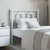 vidaXL Metal Replace Headboard White 80 cm