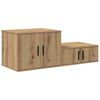 vidaXL Storage Cabinet 2 pcs Artisan Oak 103 x 41 x 40 cm