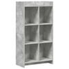vidaXL Bookcase Concerte Grey 59 x 30 x 111 cm Engineered Wood