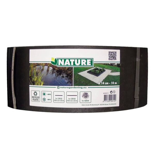 Nature Garden Border Edging 14cmx10m 7mm Black