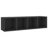 vidaXL 3 Piece TV Cabinet Set Grey Engineered Wood