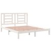 vidaXL Bed Frame without Mattress White 160x200 cm Solid Wood Pine