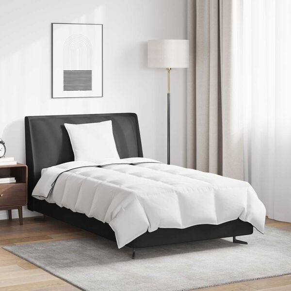 vidaXL Winter Duvet with Pillow 2 pcs White Down Feather