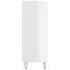 vidaXL Sideboard High Gloss White 34.5x32.5x90 cm Engineered Wood