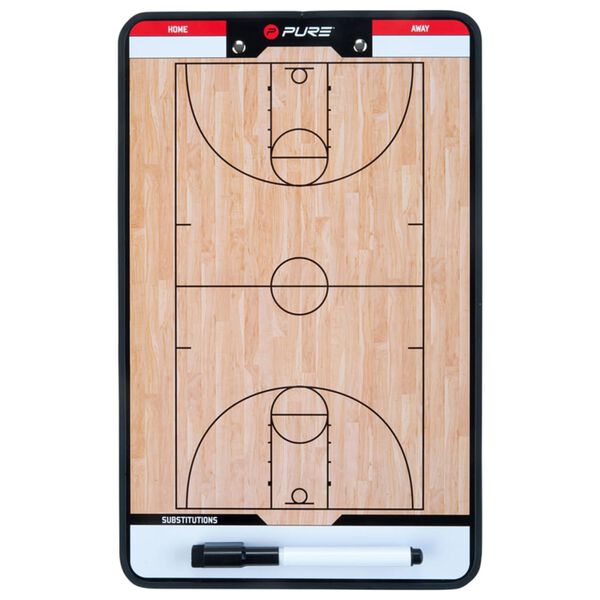 Pure2Improve Double-sided Coach Board Basketball 35x22 cm P2I100620
