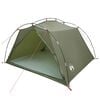 vidaXL Tunnel Tent 4-Person Olive Green 185T Polyester with PU Coating
