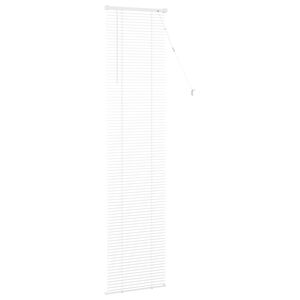 vidaXL Venetian Blind Manual Adjustable White 213 x 60 cm PVC