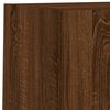vidaXL 6 Piece TV Wall Units with LED Brown Oak Engineered Wood