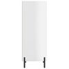 vidaXL Sideboard High Gloss White 34.5x32.5x90 cm Engineered Wood