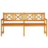 vidaXL Garden Bench Brown 180 x 56 x 90 cm Solid Acacia Wood