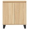 vidaXL Sideboard Sonoma Oak 60x35x70 cm Engineered Wood
