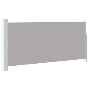 vidaXL Retractable Side Awning 140 x 300 cm Grey
