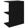 vidaXL Bedside Tables 2 pcs Black Oak 46.5x29x61 cm Engineered Wood