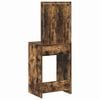 vidaXL Dressing Table Smoked oak 50 x 41 x 135 cm Engineered wood