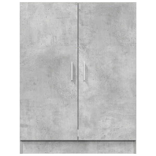 vidaXL Washing Machine Cabinet Concrete Grey 70.5x71.5x91.5 cm