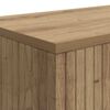 vidaXL Console Table Artisan Oak 155 x 29 x 74 cm Engineered Wood