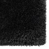 vidaXL High Pile Shaggy Rug Black 160x230 cm 50 mm