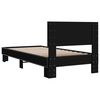 vidaXL Bed Frame without Mattress Black 100x200 cm