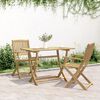 vidaXL Folding Garden Table 110x55x75 cm Solid Wood Acacia