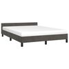 vidaXL Bed Frame without Mattress Dark Grey 135x190cm Double Velvet