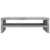 vidaXL Monitor Stand Concrete Grey 42x24x13 cm Engineered Wood