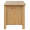 vidaXL Storage Box Hill Honey Brown 90 x 40 x 45 cm Solid Pine Wood