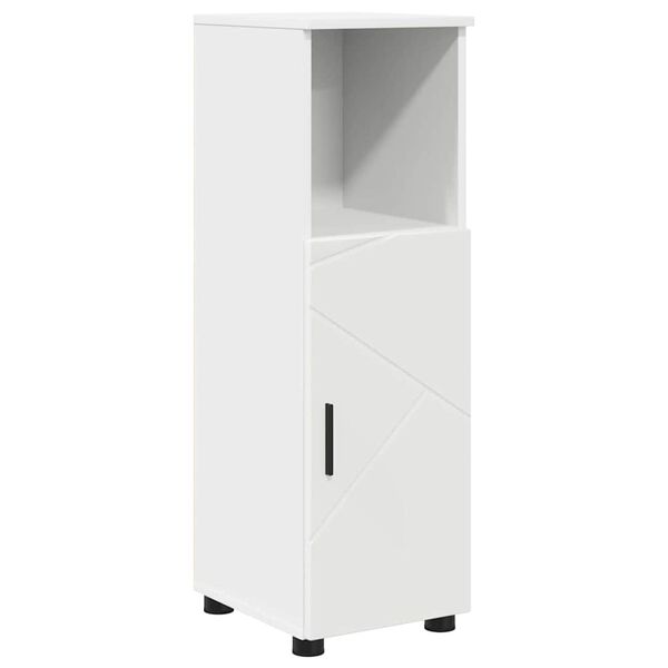 vidaXL Bathroom Cabinet White 30 x 35 x 95 cm Engineered wood & Metal