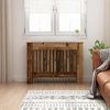 vidaXL Radiator Cover Old Wood 112 x 19 x 81.5 cm Engineered Wood