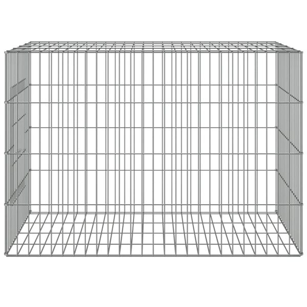 vidaXL Rabbit Cage 78x54x54 cm Galvanised Iron
