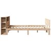 vidaXL Bookcase Bed without Mattress 150x200 cm King Size Solid Wood Pine