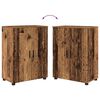 vidaXL Bathroom Cabinet with Storage Old Wood 60 x 35 x 80 cm