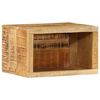 vidaXL Bedside Cabinet Brown 40 x 30 x 25 cm Solid Mango Wood
