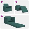 vidaXL Sofa Bed Dark Green 74 x 77 x 81 cm Velvet