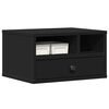 vidaXL Printer Stand Black 40x32x22,5 cm Engineered Wood