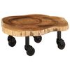 vidaXL Coffee Table Solid Acacia Wood 60x55x25 cm