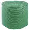 vidaXL Jute Rope Green 100% Tossa jute