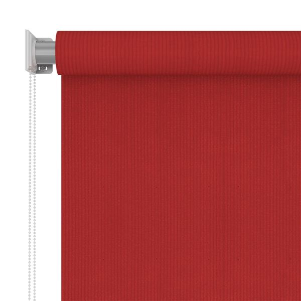 vidaXL Outdoor Roller Blind 120x230 cm Red HDPE