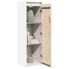 vidaXL Wall Cabinet White 30x30x100 cm Solid Pinewood