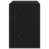 vidaXL Drawer Cabinet Black 80 x 41 x 58 cm Engineered Wood
