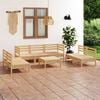 vidaXL 8 Piece Garden Lounge Set Solid Pinewood