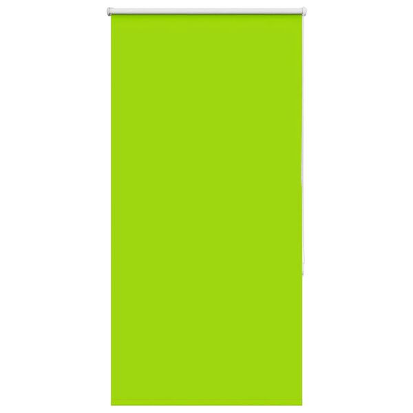 vidaXL Roller Blind Blackout Leaves Green 85x150 cm Fabric Width 80.7 cm Polyester