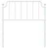 vidaXL Metal Replace Headboard White 90 cm