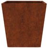 vidaXL Garden Planter 40x40x40 cm Weathering Steel