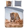 Good Morning Duvet Cover TIGER 200x200/220 cm Multicolour