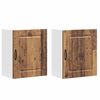 vidaXL Kitchen Wall Cabinets 2 pcs Kalmar Old Wood Engineered Wood